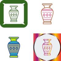 Vase Icon Design vector