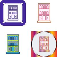 Book Shelf Icon Design vector