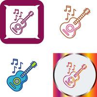 diseño de icono de guitarra vector