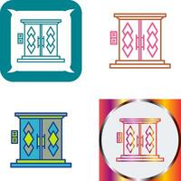 diseño de icono de puerta vector