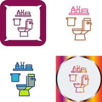 Toilet Icon Design vector