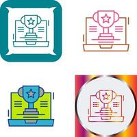 Trophy Icon Design vector