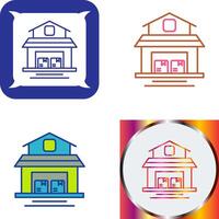 Warehouse Icon Design vector