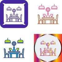 Table Icon Design vector