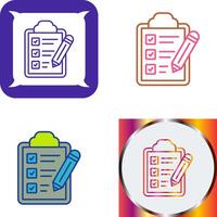Checklist Icon Design vector