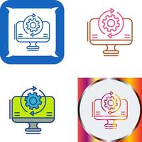 Synchronization Icon Design vector