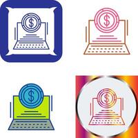 Laptop Icon Design vector