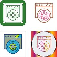 Setting Icon Design vector