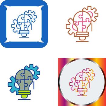 Problem Solving Icon Design vector