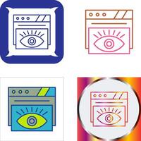 Eye Icon Design vector