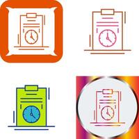 Time Management Icon Design vector