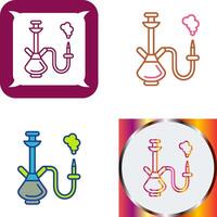 Hookah Icon Design vector