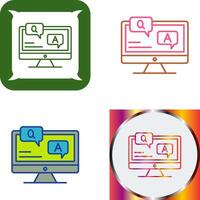 Faq Icon Design vector