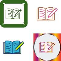 Write Icon Design vector