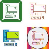 Computer Icon Design vector