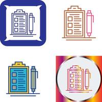 Check List Icon Design vector