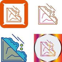 Avalanche Icon Design vector