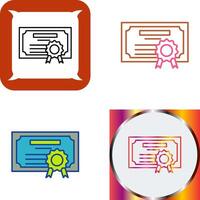 Diploma Icon Design vector