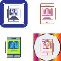 Ebook Icon Design vector