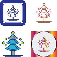 Pine Tree Icon Design vector