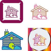 Cabin Icon Design vector