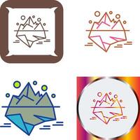 Iceberg Icon Design vector