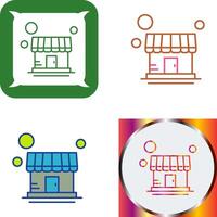 diseño de icono de tienda vector