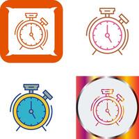 diseño de icono de reloj de alarma vector