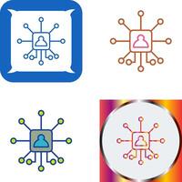 Networking Icon Design vector