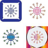 Networking Icon Design vector