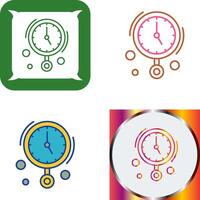 Wall Clock Icon Design vector