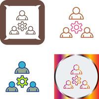 Teamwork Icon Design vector