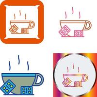 Hot Chocolate Icon Design vector