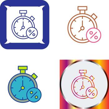 Timer Icon Design vector