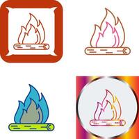 diseño de icono de fuego vector