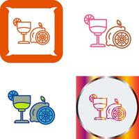 Lime Juice Icon Design vector