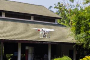 Drone of Quadrocopter with camera photo