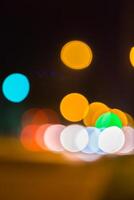 color defocused lights photo