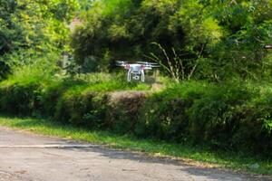 Drone of Quadrocopter with camera photo