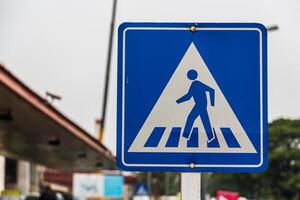 pedestrian crossing sign photo