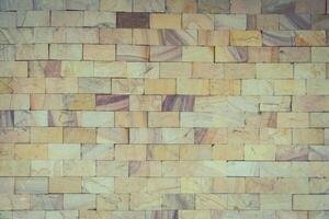 stone wall made with blocks photo