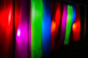 Multicolored defocused lights photo