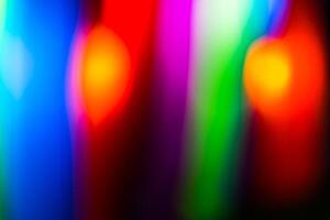 Multicolored defocused lights photo