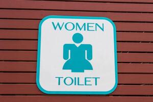 toilet signs of woman photo