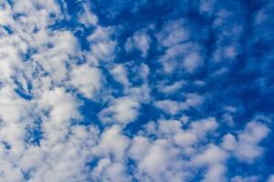 blue sky and clouds photo