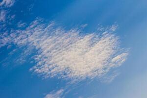 blue sky and clouds photo