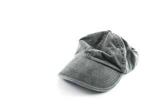 grey hat on a white photo