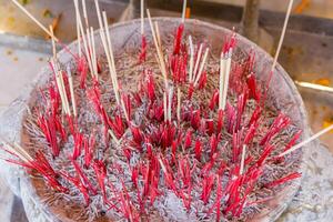 Incense in incense burner photo