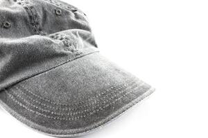 grey hat on a white photo