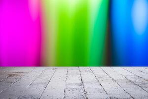 Colorful defocused lights background photo